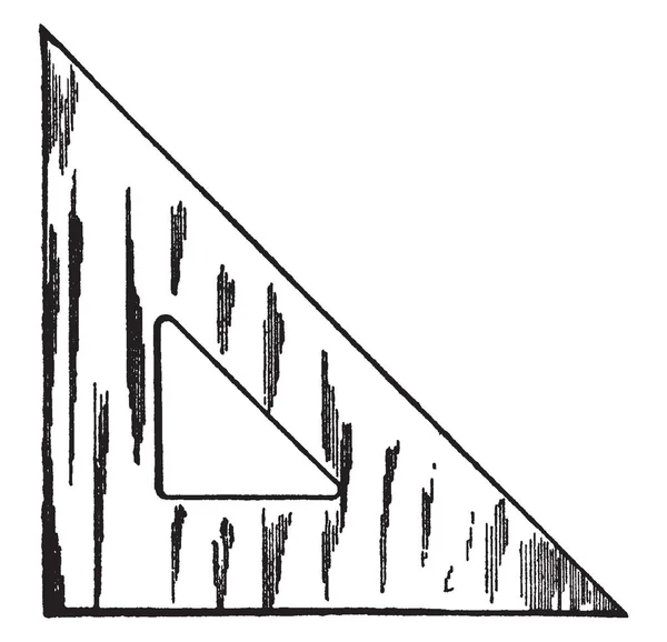 Degré Triangle Est Fait Diverses Substances Rapports Des Côtés Triangle — Image vectorielle