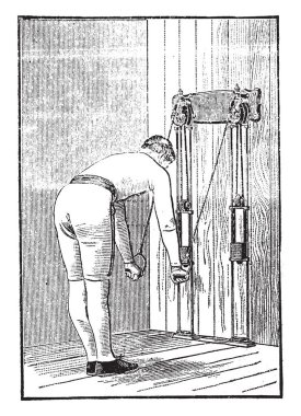 Bu resimde Buhar kürek Buhar, vintage çizgi çizme veya oyma illüstrasyon tarafından desteklenmektedir bir ekskavatör olan temsil eder..