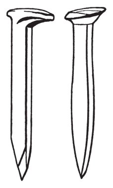 Bu örnekte ayrıca bölünmüş, vintage çizgi çizme veya oyma resimde yapılan demiryolu sivri temsil eder..