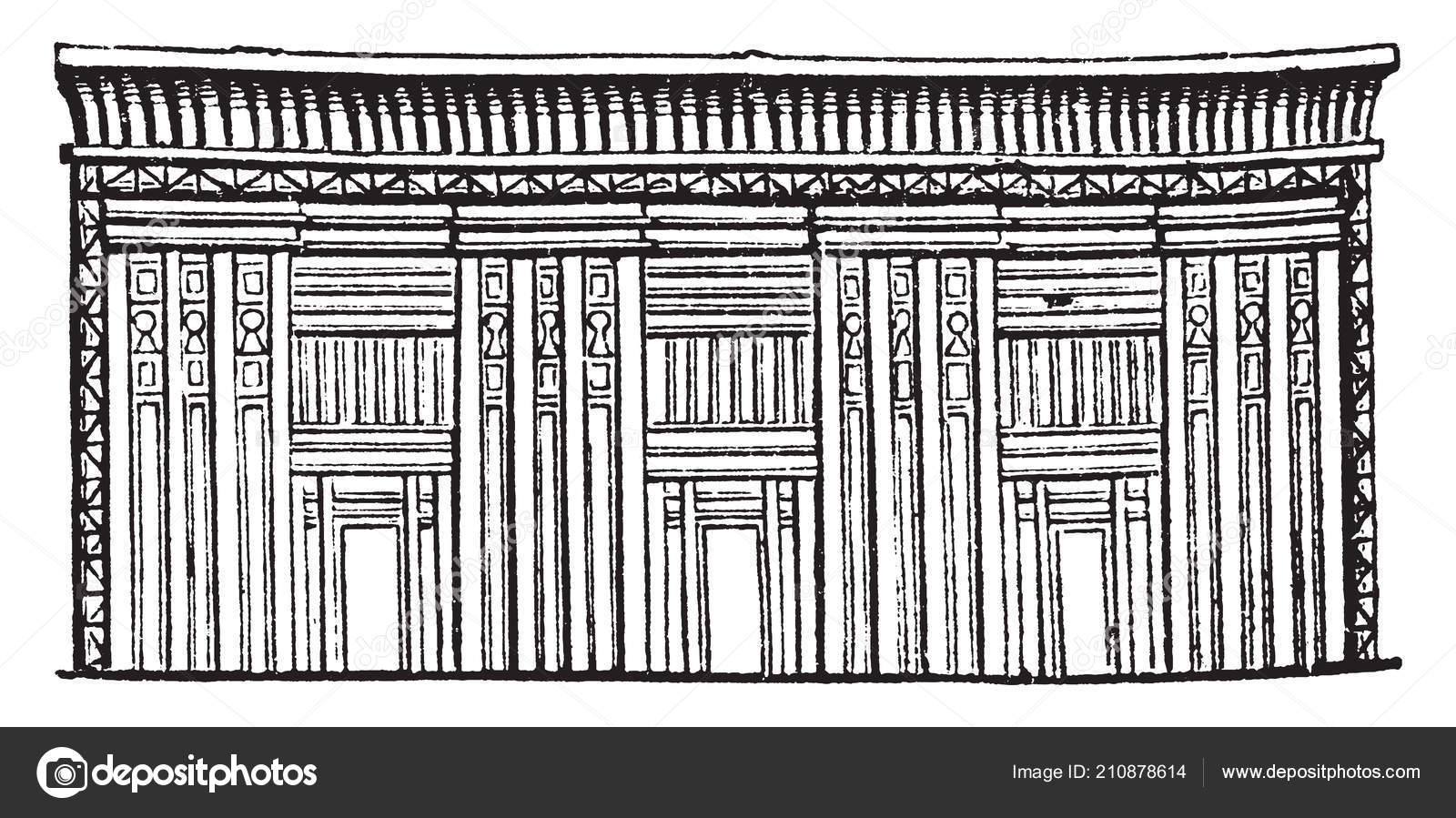 Egyptisk Sarkofag Eller Grav Stein Steinkiste Bestemte Pyramider Tegning  Eller stockvektor © Morphart #210878614, image size:1600x899
