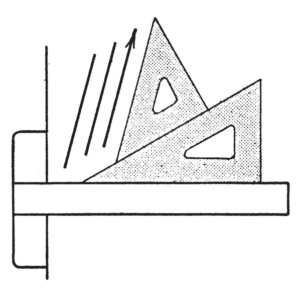 Triangle Set Dedegrees Degrees Vertical Scaled Version Smaller Triangle Corners — стоковый вектор