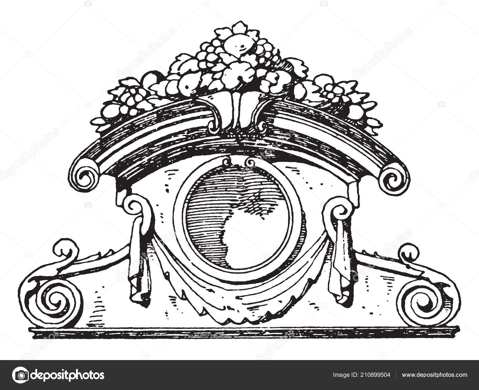 Gable Opening Dormer Window Architectural Frame 17th Century