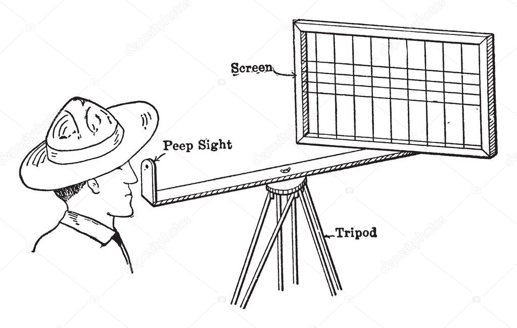 Sketching Screen is valued by beginning surveyors, it feel and usability of the cursor control, vintage line drawing or engraving illustration.