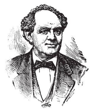 Phineas Taylor Barnum, 1810-1891, bir ABD'li siyasetçi ve şovmen, ünlü asılsız teşvik ve kurucu Barnum ve bailey Sirki, vintage çizgi çizme veya illüstrasyon oyma biriydi