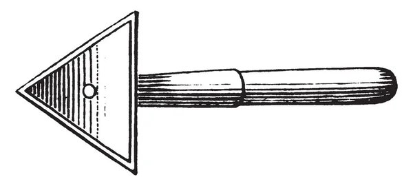 Esta Ilustración Representa Raspador Del Barco Que Utiliza Para Limpiar — Archivo Imágenes Vectoriales