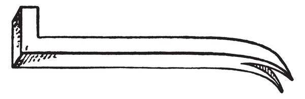 Иллюстрация Представляет Собой Функцию Овечьей Стопы Инструмент Рисунок Винтажной Линии — стоковый вектор