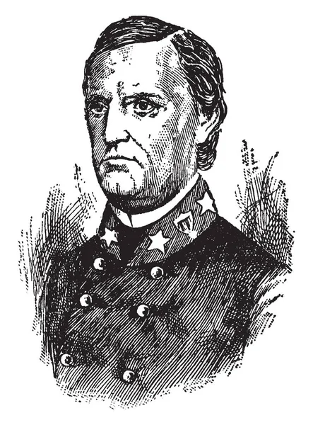 Cabell 1821 1875 변호사 정치가 이제까지 미국을 1857에서 1861의 부사장 — 스톡 벡터
