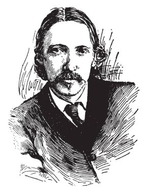 Her iki kolu makineden bağlı ağırlık çekerek göğüs egzersiz yapan bir erkek. Bu alıştırmada, o sol kolu uzanır dikey dışarı ve ağırlıkları sol kolları, vintage çizgi çizme veya oyma illüstrasyon çekmek.