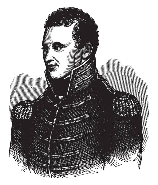 Zebulon Montgomery Pike 1779 1813 Hij Een Amerikaanse Brigadier Generaal — Stockvector