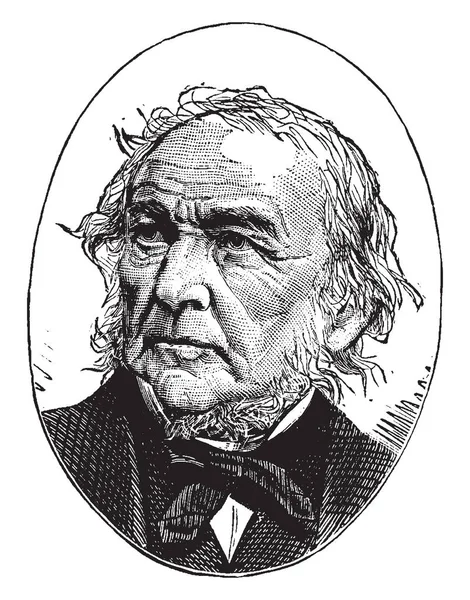 William Ewart Gladstone 1809 1898 Était Homme État Libéral Britannique — Image vectorielle