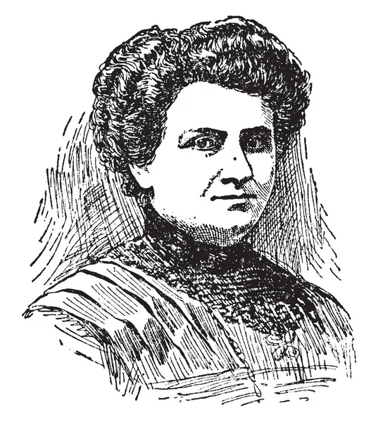 Maria Montessorri 1870 1952 Fue Una Médica Educadora Italiana Famosa — Archivo Imágenes Vectoriales