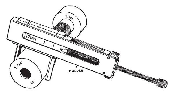 Deze Afbeelding Vertegenwoordigt Testen Van Een Plug Meten Van Een — Stockvector