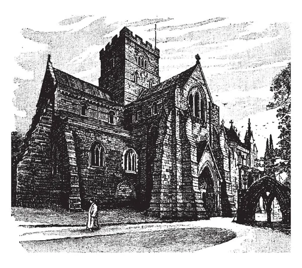 Église Cathédrale Sainte Trinité Indivise Autrement Appelée Cathédrale Carlisle Est — Image vectorielle