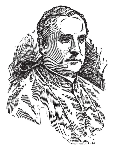 ジョンファーリー マーフィー 1842 1918 彼は高位聖職者ローマ カトリック教会のニューヨーク大司教 1902 年から 1918 ヴィンテージの線描画や彫刻イラスト — ストックベクタ