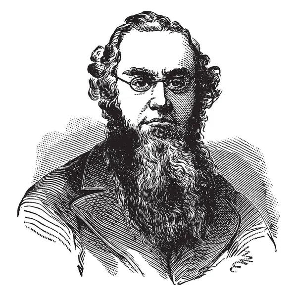 Edwin Mcmasters Stanton, o 1814-1869, oldu bir Amerikalı bir avukat, politikacı, çizim veya şekil oyma savaş ve ABD Adalet Bakanı, vintage çizgi Sekreteri