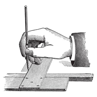 El çizimi bir uçak yüzey ifade edilir, resim ve düz-se bile benzer medya kez hem görevleri, vintage çizgi çizme veya oyma illüstrasyon istihdam ayrıdır.