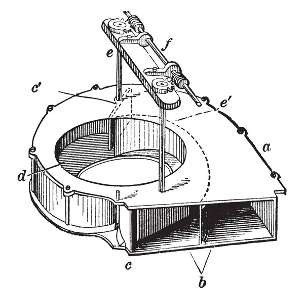 Cette Illustration Représente Rouleau Hydraulique Qui Est Divulgué Ayant Rouleau — Image vectorielle