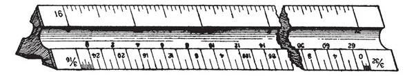 Triangle Scales Six Surfaces Pour Différentes Graduations Peut Être Moulé — Image vectorielle