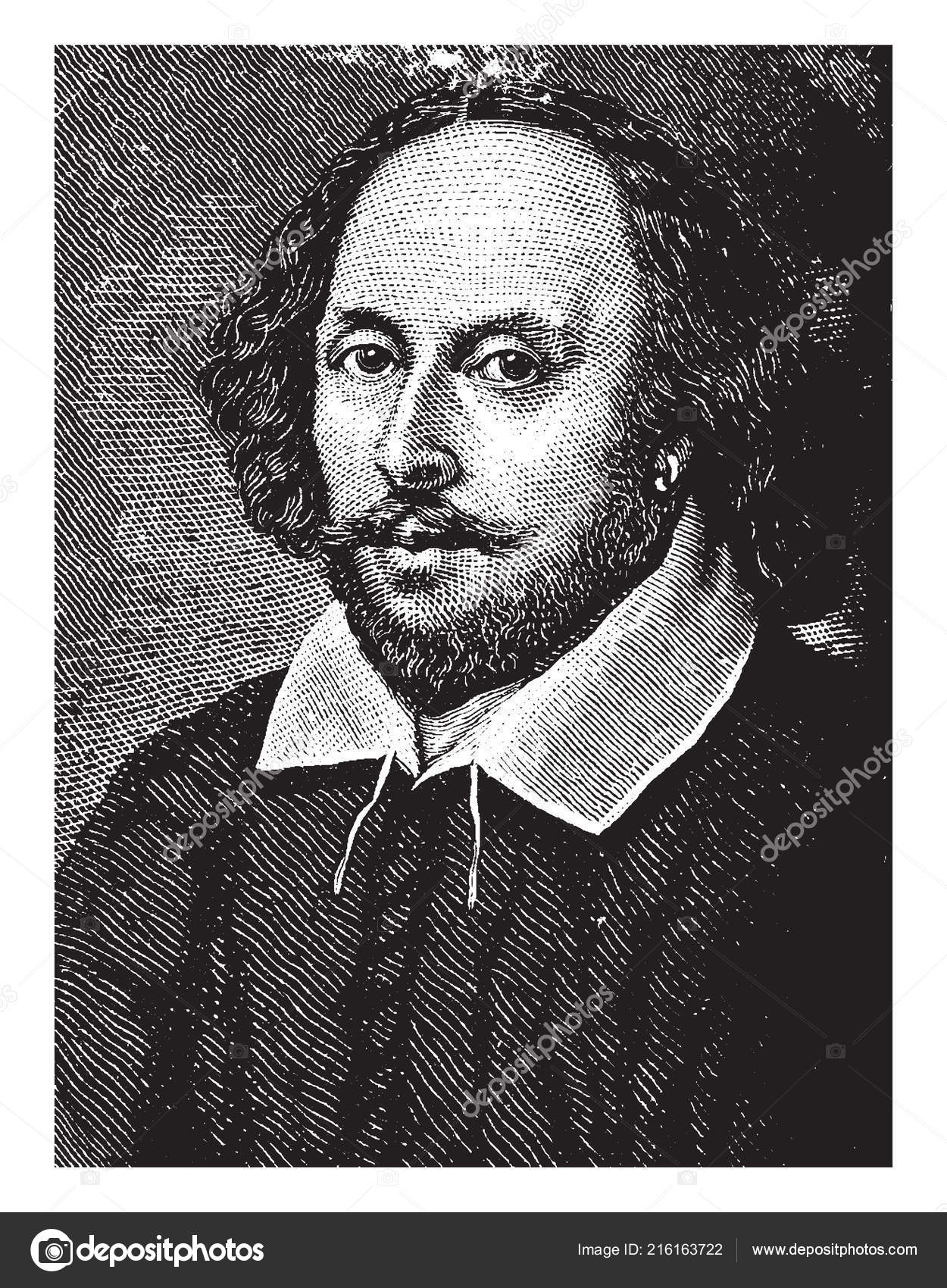 William Shakespeare, 1564-1616, he was an English poet, playwright, actor, and the greatest writer in the English language, famous as the England's national ...