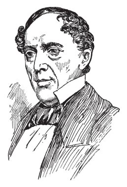 John Buchanan Floyd, 1806-1863, 31 Virginia, ABD Bakanı savaş ve Konfederasyon genel Amerikan İç Savaşı, vintage çizgi çizme veya oyma illüstrasyon valisiydi