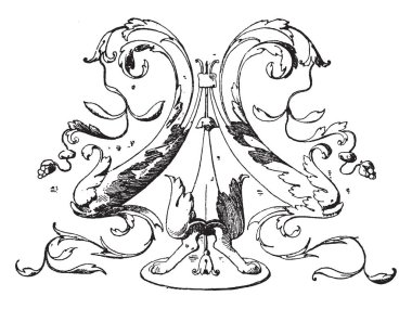 Yunus friz Bramate 1504 yılında, vintage çizgi çizme veya oyma illüstrasyon tarafından tasarlanmıştır.