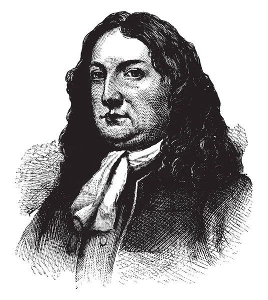 William Penn 1644 1718 Ήταν Μια Αγγλική Πραγματική Περιουσία Επιχειρηματία — Διανυσματικό Αρχείο