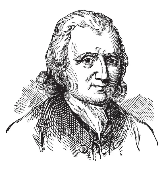 Cadwallader Colden 1688 1776 Był Lekarz Przyrodnik Gubernator Porucznik Prowincji — Wektor stockowy