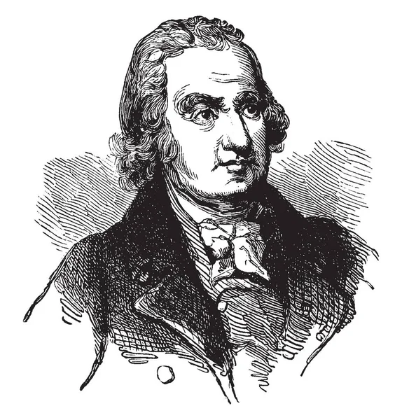 John Eager Howard 1752 1827 Era Soldato Americano Politico Senatore — Vettoriale Stock