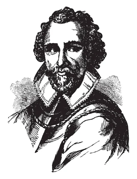 Martin Frobisher, ünlü İngiliz denizci ve Kuzeybatı Geçidi, vintage çizgi çizme veya oyma illüstrasyon için bakmak için yeni dünya üç sefer yapan hükümet izniyle olduğunu