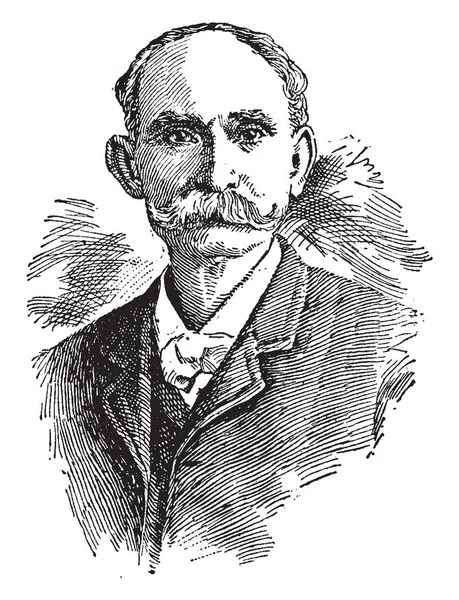 Maximo Gomez y Baez, 1836-1905, o bir Küba'nın on yıl savaştan İspanya karşısında 1868 için 1878'de Tümgeneral ve Küba'nın o ülkenin bağımsızlık savaşı 1895 dan 1898 için askeri komutanı, vintage çizgi çizme veya oyma illüstrasyon yapıldı.