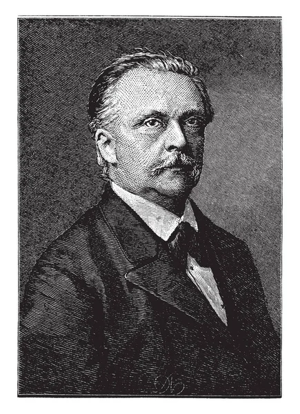 Hermann Von Helmholtz 1821 1894 Stato Medico Fisico Tedesco Che — Vettoriale Stock