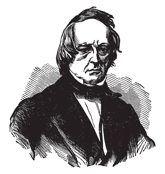 John Slidell 1793 1871 War Ein Amerikanischer Politiker Jurist Geschäftsmann — Stockvektor