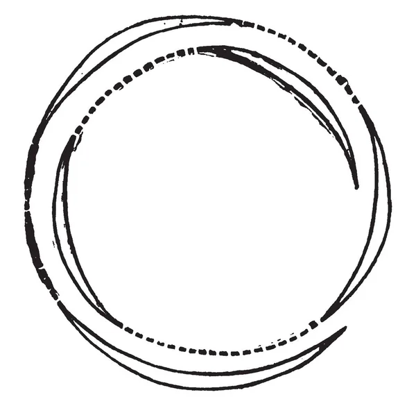 Vespa Parassita Larva Che Una Specie Vespe Parassitoidi Disegno Linee — Vettoriale Stock