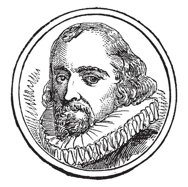 Lord Bacon 1561 1626 Était Philosophe Auteur Homme État Scientifique — Image vectorielle