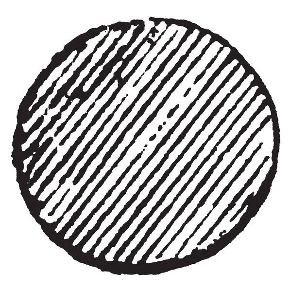 Roundlet Golpe Μωβ Βάμμα Εκλεκτής Ποιότητας Γραμμικό Σχέδιο Απεικόνιση Χαρακτική — Διανυσματικό Αρχείο