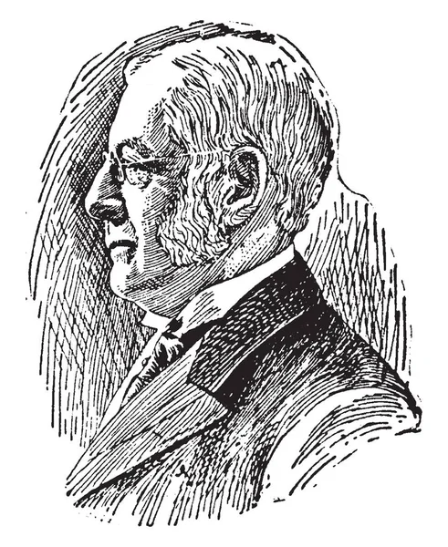 Charles William Eliot 1834 1926 Fue Educador Estadounidense Vigésimo Primer — Archivo Imágenes Vectoriales