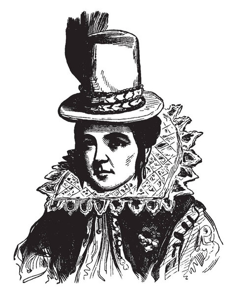 Покахонтас, ок. 1596-1617, она была коренной американкой, известной своей связью с колониальным поселением в Джеймстауне, штат Вирджиния, рисуя винтажные линии или гравируя иллюстрации.
