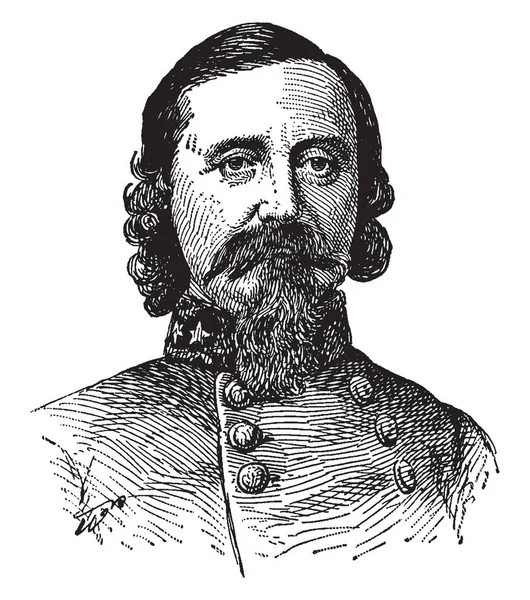 George Edward Pickett 1825 1875 Han Var United States Army — Stock vektor