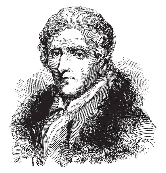 Daniel Boone 1734 1820 Pionnier Américain Explorateur Frontalier Des Premiers — Image vectorielle