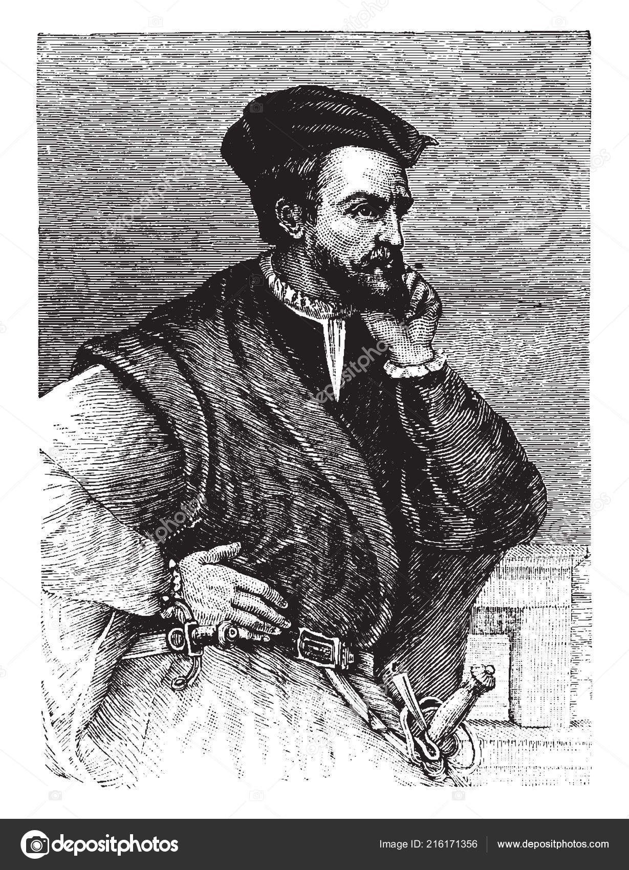 Jacques Cartier 1491 1557 Mariner Breton Explorer Who Claimed What Vector Image By C Morphart Vector Stock