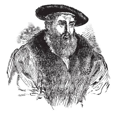 Johannes Kepler, Alman matematikçi, astronom ve astrolog, vintage çizgi çizme veya oyma illüstrasyon o 1571-1630, oldu