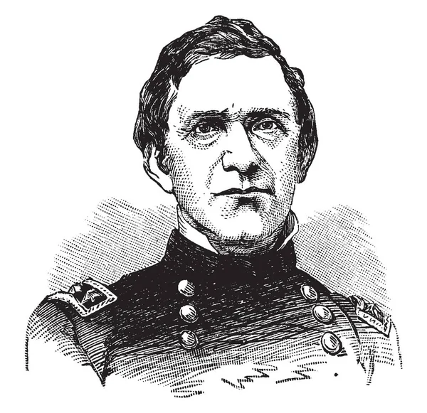 Edward Richard Sprigg Canby 1817 1873 Était Officier Armée Des — Image vectorielle