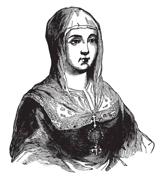 Isabella Von Kastilien 1451 1504 Sie War Die Königin Von — Stockvektor