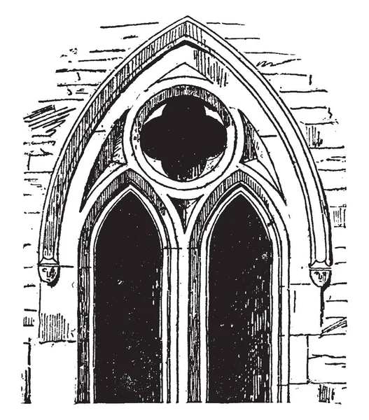 Plate Tracery Charlton Oxmore Progressiva Soppressione Delle Pareti Laterali Delle — Vettoriale Stock