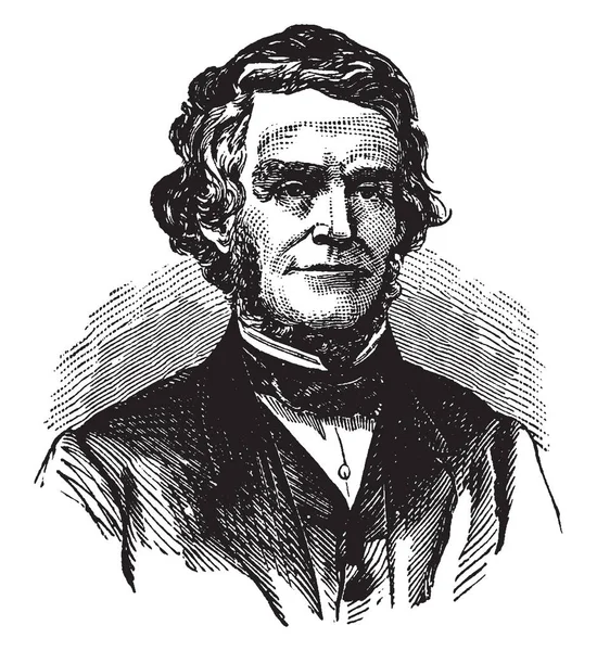 William Dennison 1815 1882 Fue Político Whig Republicano Ohio 24º — Archivo Imágenes Vectoriales