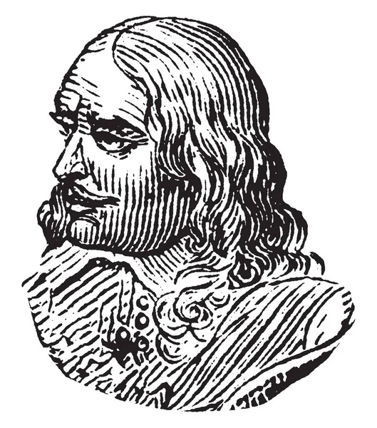 Bartholomeus Helst 1613 1670 네덜란드 빈티지 — 스톡 벡터
