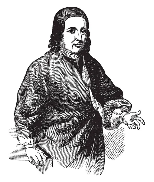 Nicholas Ludvík Zinzendorf 1700 1760 Byl Německý Náboženský Sociální Reformátor — Stockový vektor