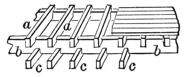 Cette Illustration Représente Double Étage Qui Est Type Construction Dessin — Image vectorielle