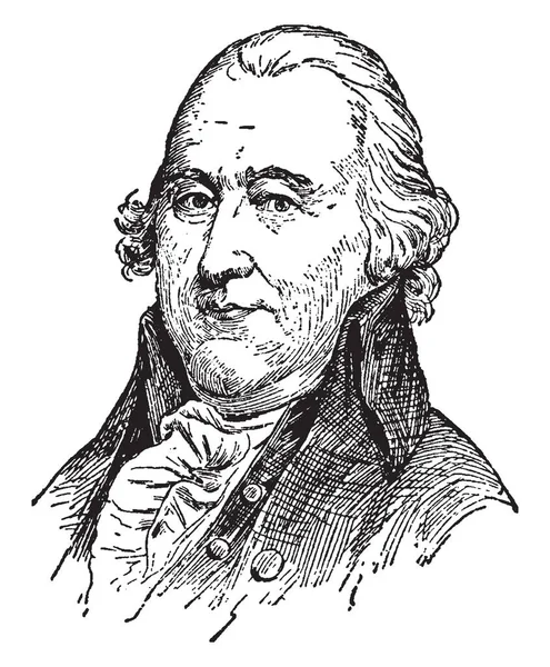 Artemas Ward 1727 1800 Volt Amerikai Vezérőrnagy Amerikai Függetlenségi Háború — Stock Vector