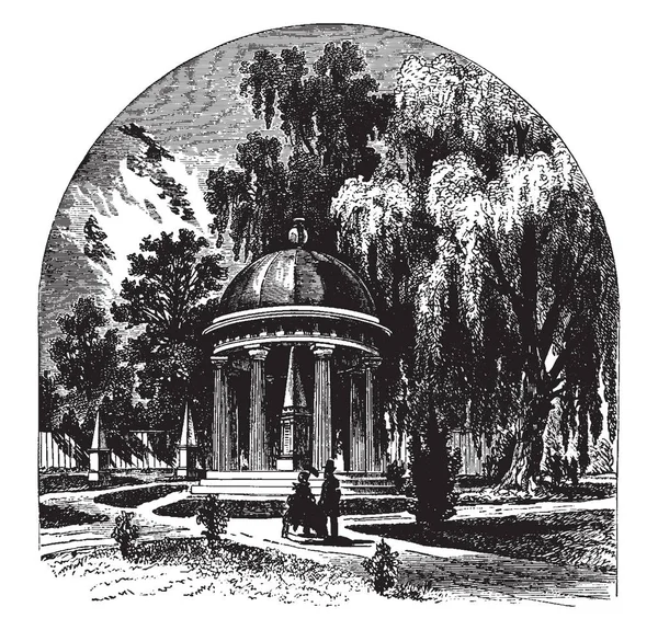 Τάφος Του Andrew Jackson Για Ερμιτάζ Στο Νάσβιλ Του Τενεσί — Διανυσματικό Αρχείο
